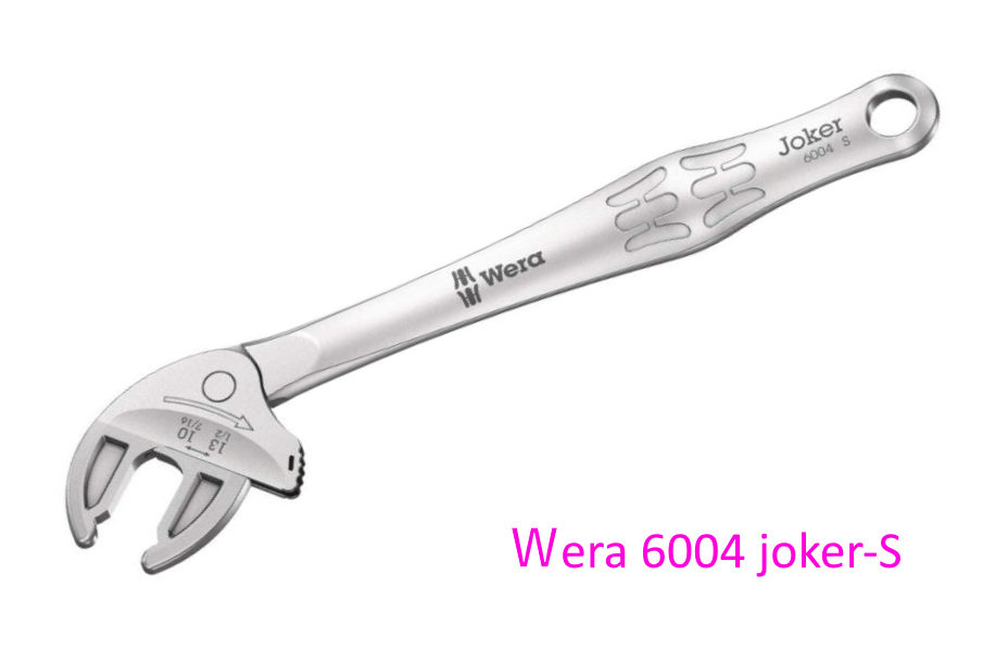 Wera 自動調整オープンエンドレンチ 6004 joker-s